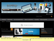 Tablet Screenshot of dinero.pl